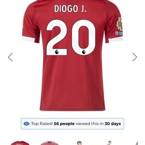 Adidas Diogo Joto Men’s Liverpool Jersey